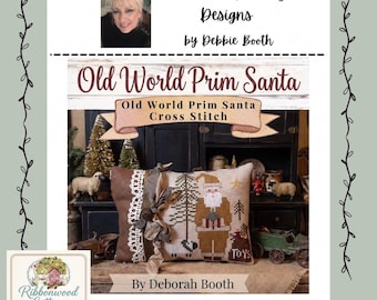 Santa Prim Old World Christmas Cross Stitch Pattern PDF Immediate Download