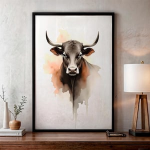 Grabados de toro, arte toro, arte de pared toro, cartel de toro, poster de toro, arte mural toro, arte de salon,  impresion toro, toro,