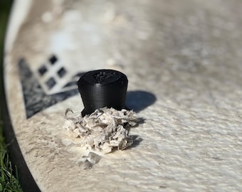 Round Surfboard Wax Scraper, Gift for surfer
