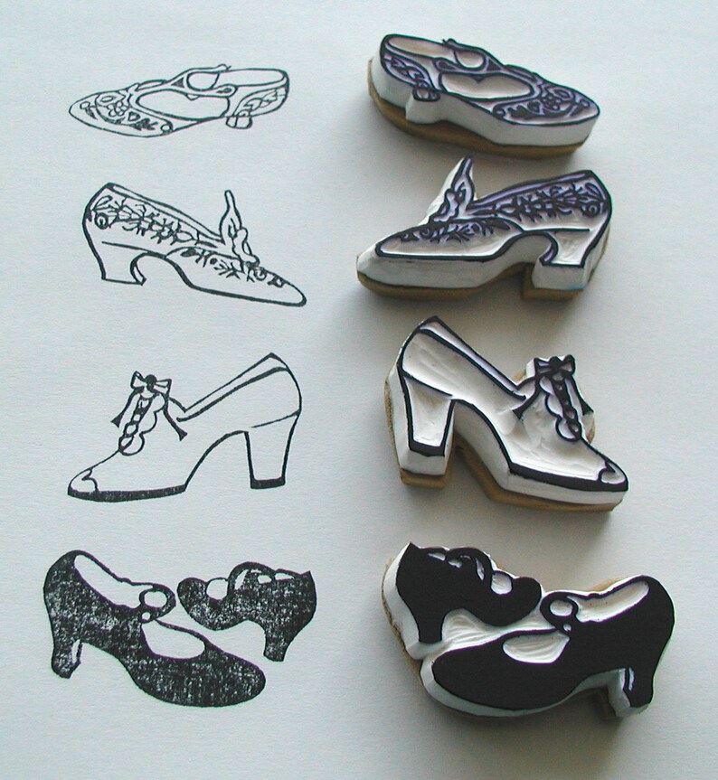 My Favorite Shoe Collection stamp set 4 Etsy