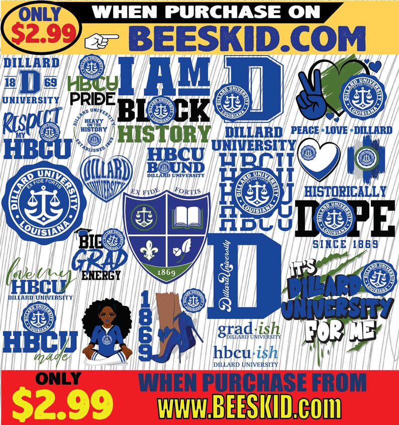 Dillard University Svg Hbcu Svg Collections Hbcu Logo vrogue.co