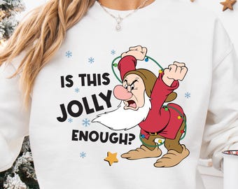 This Is My Happy Face Funny Dwarf T Shirt Meme Grumpy Cartoon Lovers Xmas Top