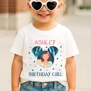 Moana Birthday Girl Shirt, Disney Princess Birthday Family Tee, Maui Birthday Dad Sweatshirt, Moana Party Gift T-shirt