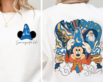 Disney Fantasia Shirt, Mickey Sorcerer Sweatshirt, Fantasia Magical Castle T-Shirt, Mickey Mouse Magical Kingdom Shirt, Fantasmic Tee