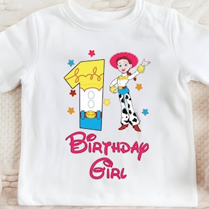Toy Story Jessie Birthday Shirt, Disney Birthday Girl T-shirt, Custom Birthday Kids Sweatshirt, Jessie Birthday Party Tee