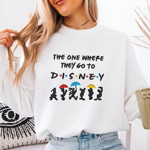 Mickey Mouse Embroidered Sweatshirt, Disney Trip Embroidery Shirt, Disneyland Minnie Sweater, WDW Girls Hoodie, Disneyworld Crewneck