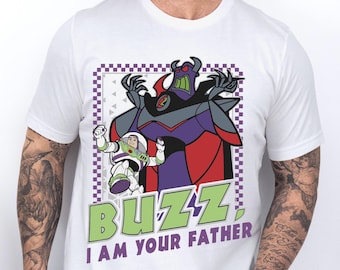 Camiseta "Buzz I Am Your Father", camiseta "Zurg" de Disney, sudadera familiar de Toy Story, sudadera "Buzz Lightyear Dad", regalo del Día del Padre en Disneyland