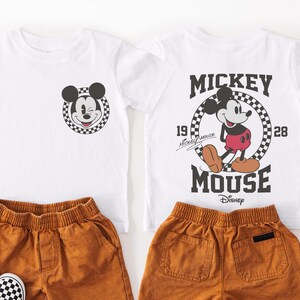 Retro Mickey and Friends Tee, Disney Trip Matching T-shirt, Minnie Family Vacation Sweatshirt, Disneyland Group Gift Shirts