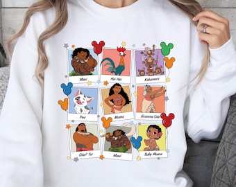 Disney Moana Movie T-Shirt, Princess Moana Sweatshirt, Hei Hei And Pue Shirt, Gramma Tala Tee, Baby Moana Shirt, Magic Kingdom Trip Tee