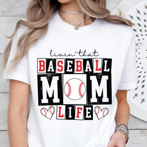 Baseball Mom Shirt, Sports Mother Tee, Baseball Fan Mama T-shirt, Baseball Lover Mom Gift, Baseball Season Mother Sweatshirt