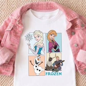 Frozen Elsa Anna Kids Shirt, Disney Trip Tee, Princess Girls Gift, Disneyland Vacation Sweatshirt, Frozen Olaf Toddler T-shirt