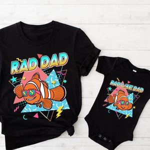 Finding Nemo Like Dad Tee, Disney Dad Son Matching T-shirt, Daddy and Me Sweatshirt, Father&#39;s Day Gift Tees