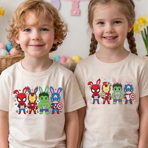 Avengers Easter Shirt, Superhero Kids Easter Tee, Marvel Egg Hunter Sweatshirt, Spiderman Toddler Easter Tees, Disney Easter Trip Shirts