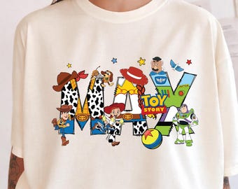 Toy Story Shirt, Disney Family Matching Tee, Custom Name Pixar Sweatshirt, Woody Toddler Kids Gift, Toy Story Birthday Trip Shirt