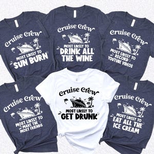 Wahrscheinlich Familie T-Shirt, Benutzerdefinierte Urlaubsgruppe T-Shirt, Kreuzfahrt Reise Passende T-Shirts, Sommer Schiff Urlaub Lustiges Shirt