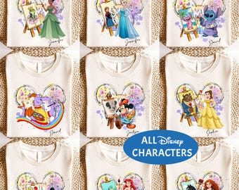 Disney Epcot Art Festival Shirt, Mickey Painter Sweatshirt, Custom Figment Artist Tee, Walt Disneyworld Painter Sweater, Disneyland Trip Tee