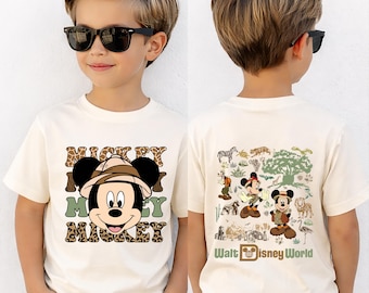 Animal Kingdom T-Shirt, Micky Safari Shirt, Disney Wild ungefähr Sweatshirt, Goofy Safari Pullover, Disneyworld Abenteuer Kinder Geschenk