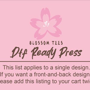 DTF Ready Press Label - DTF Heißpressung