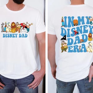 Disney Dad Era T-shirt, Father&#39;s Day Gift Tee, Lion King Mufasa Dada Sweatshirt, Goofy Dog Papa Gift, King Triton Daddy Shirts