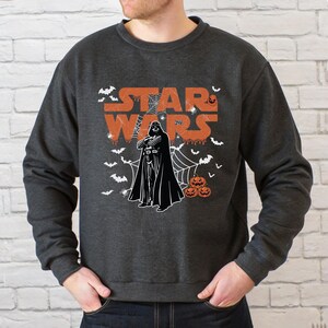 Star Wars Halloween Shirt, Darth Vader Pumpkin Season Tee, Disney Chewbacca Group Sweatshirt, Galaxys Edge Spooky Hoodie, Scary Baby Yoda