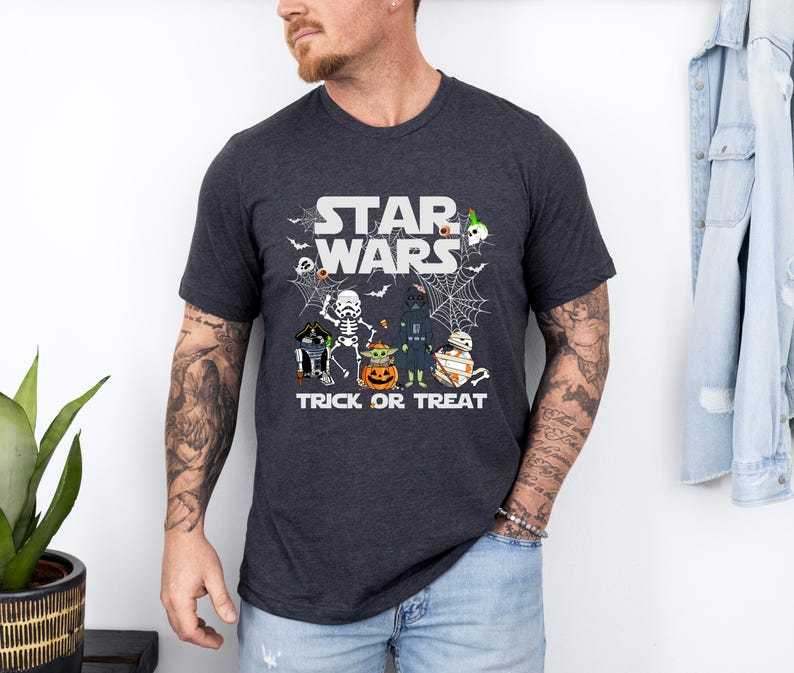 Star Wars Halloween Shirt, Darth Vader Pumpkin Season Tee, Disney Trick or Treat Sweatshirt, Galaxys Edge Spooky Hoodie