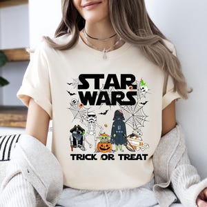 Star Wars Halloween Shirt, Darth Vader Pumpkin Season Tee, Disney Trick or Treat Sweatshirt, Galaxys Edge Spooky Hoodie