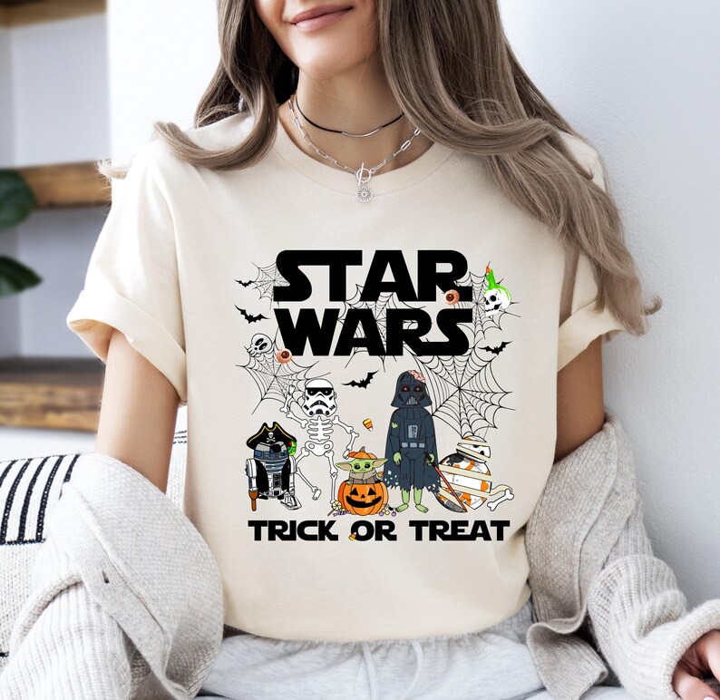 Star Wars Halloween Shirt, Darth Vader Pumpkin Season Tee, Disney Trick or Treat Sweatshirt, Galaxys Edge Spooky Hoodie