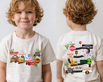 Cars Radiator Springs Shirt, Disney Pixar Trip Sweatshirt, McQueen Kids Tee, Cars On The Road Crewneck, Cars Gift T-shirt