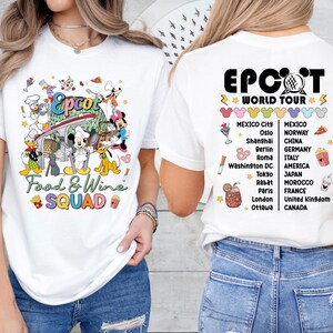 Disney Food and Wine Festival Shirt, Mickey Drinking Tee, Epcot Festival Hoodie, Disneyland World Tour Sweatshirt, Mouse Snacks Tees