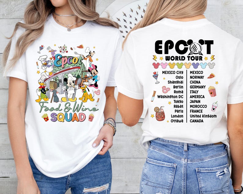Disney Food and Wine Festival Shirt, Mickey Drinking Tee, Epcot Festival Hoodie, Disneyland World Tour Sweatshirt, Mouse Snacks Tees