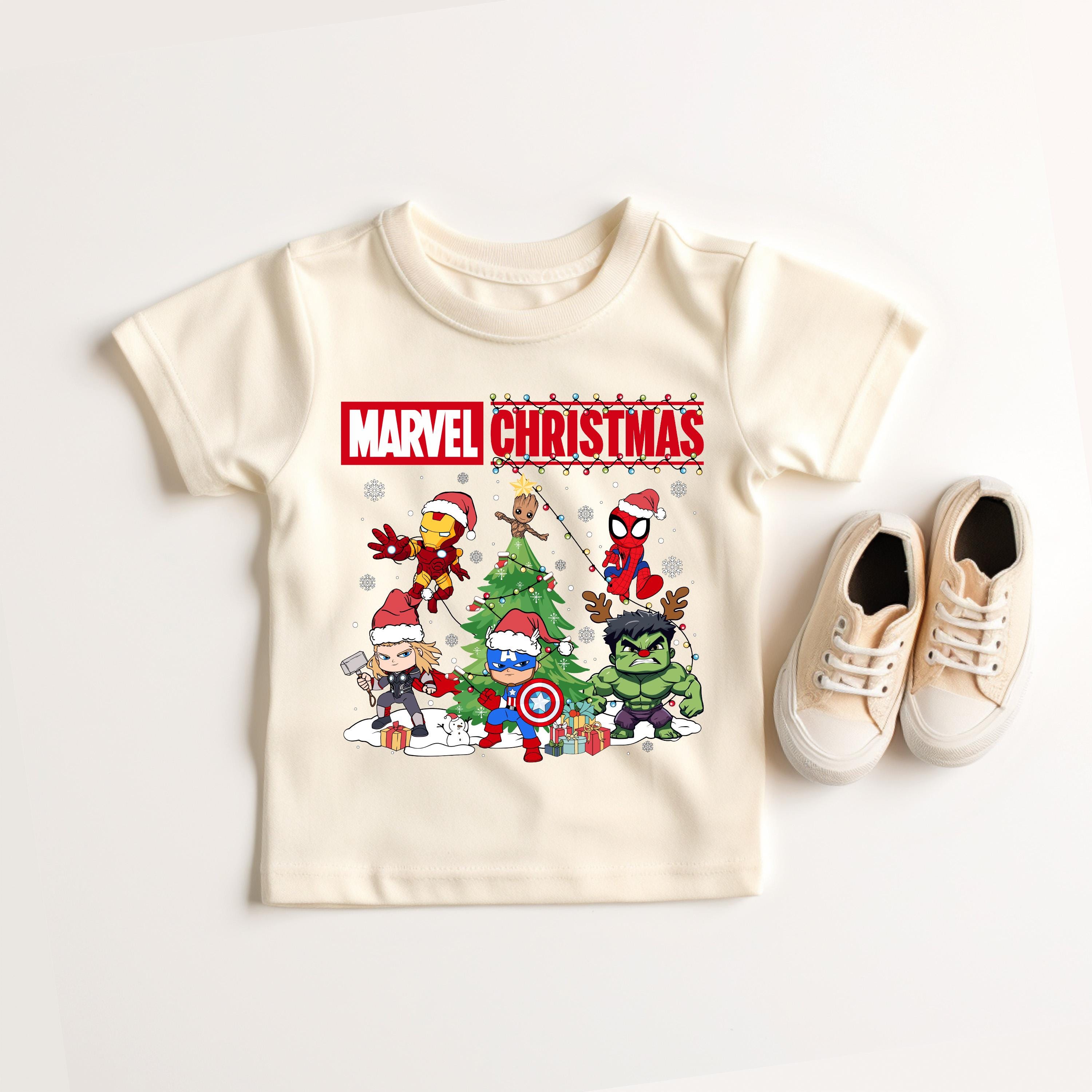 Marvel Christmas Shirt, Disney Superhero Christmas T-shirt, Avengers Christmas Trip Sweatshirt, Marvel Friends Christmas Gift Hoodie