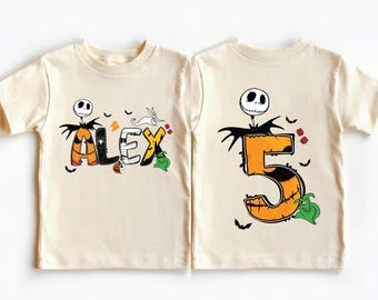 Jack Skellington Birthday Shirt, Nightmare Before Christmas