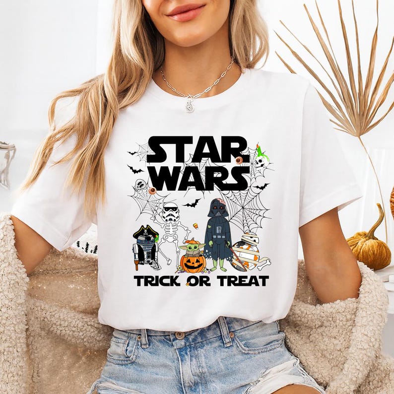 Star Wars Halloween Shirt, Darth Vader Pumpkin Season Tee, Disney Trick or Treat Sweatshirt, Galaxys Edge Spooky Hoodie