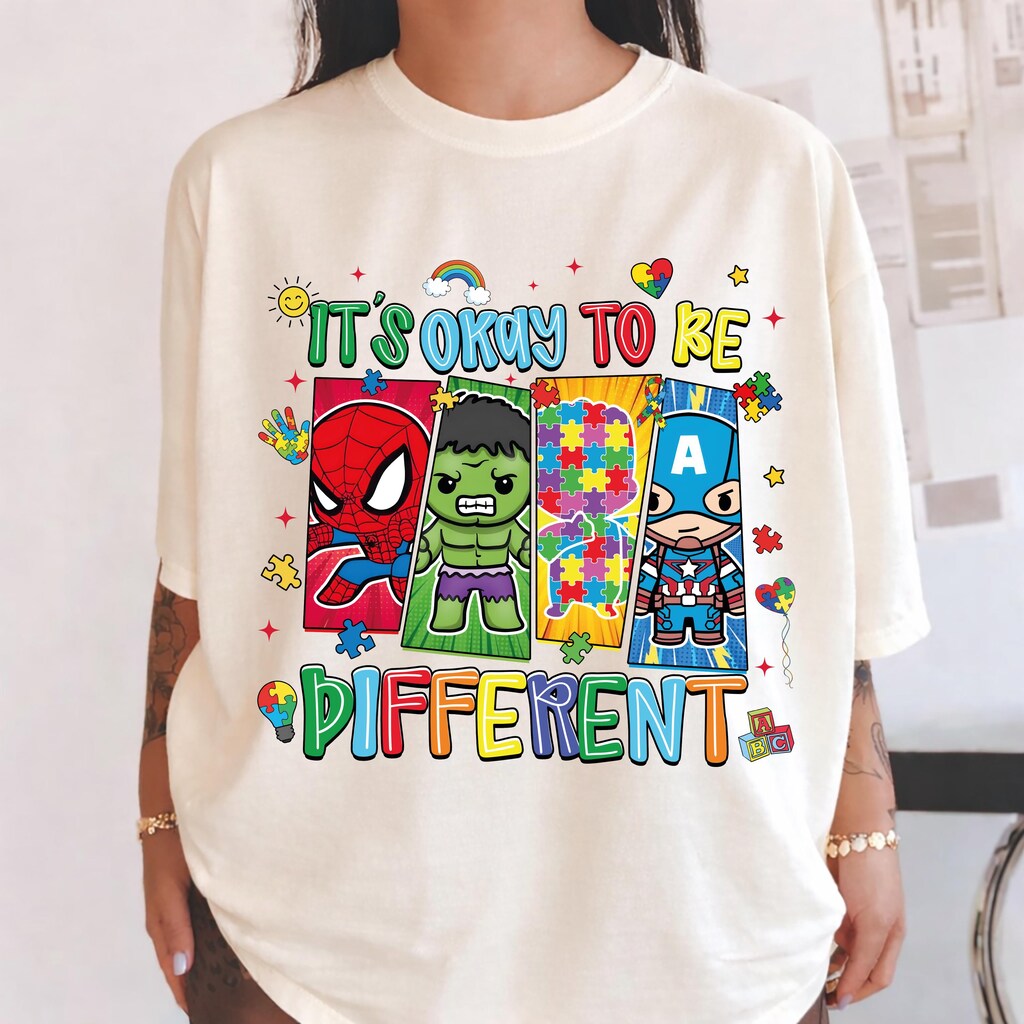 Maglietta Marvel Rainbow Donna – 100% Cotone Organico, Stampa Ufficiale, Taglie S/M/L/XL