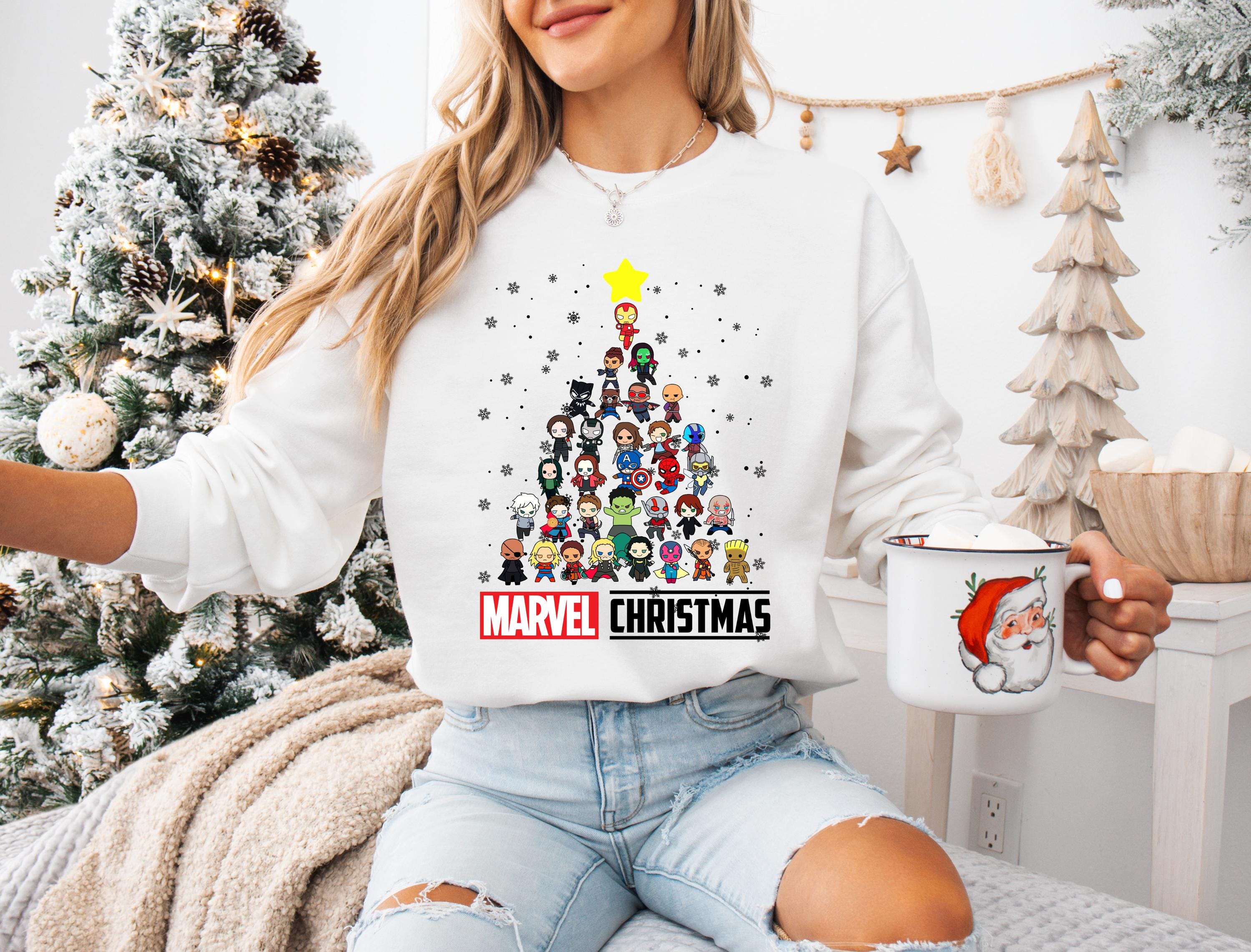 Captain American Captain Marvel Christmas Jumper Marvel Superhero