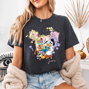 Disney Epcot Art Festival Shirt, Mickey Painter Sweatshirt, Custom Figment Artist Tee, Walt Disneyworld Painter Sweater, Disneyland Trip