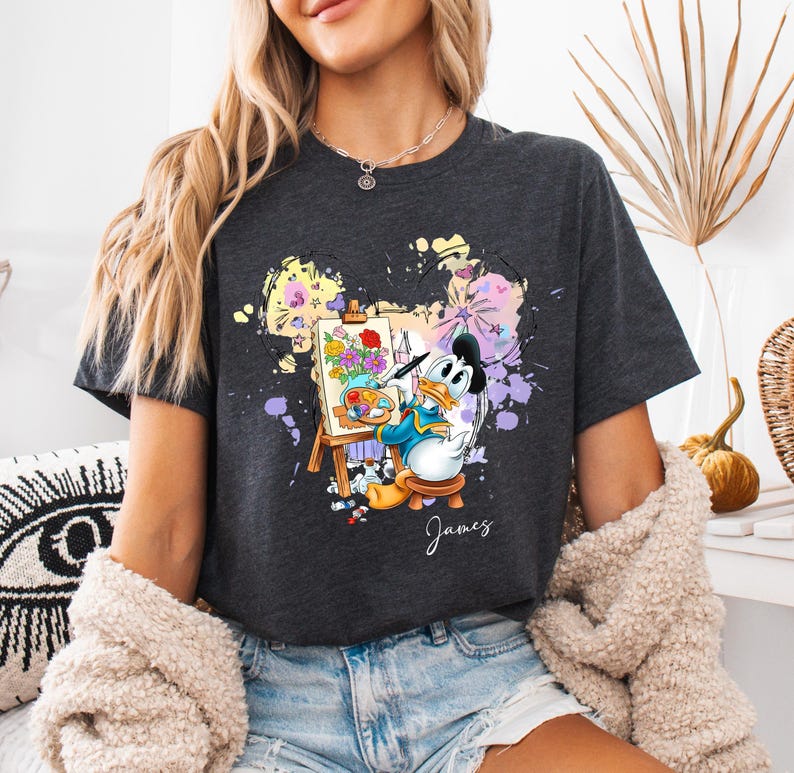 Disney Epcot Art Festival Shirt, Mickey Painter Sweatshirt, Custom Figment Artist Tee, Walt Disneyworld Painter Sweater, Disneyland Trip