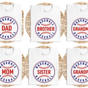 Baseball Family Shirts, Rookie of the Year Shirt, Custom Baseball Shirts, Baseball Mama Shirt, Baseball Dada Shirt