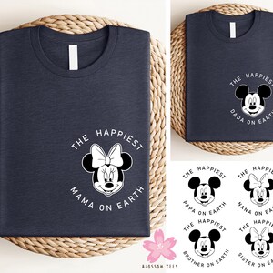the happiest mama on earth mickey mouse t - shirt