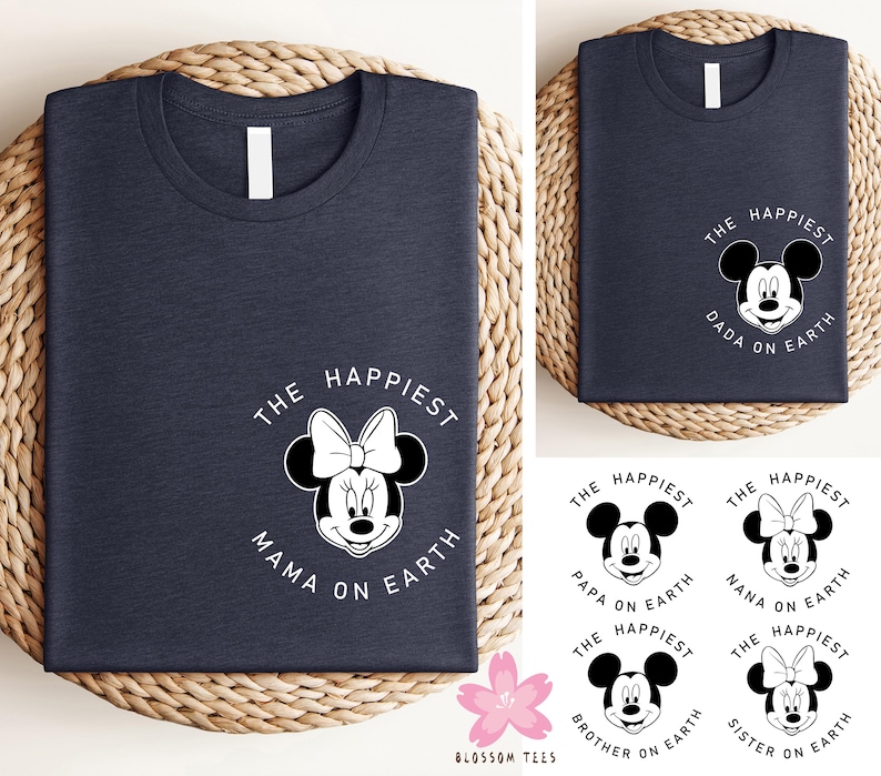 the happiest mama on earth mickey mouse t - shirt