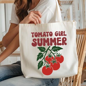 Tote Bag With Tomatoes - Etsy