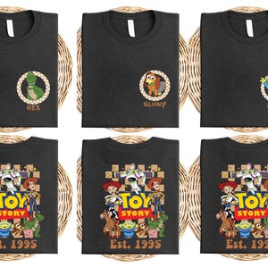 Disney Toy Story Trip Shirt, Slinky Dog Sweatshirt, Buzz Lightyear Shirt, Rex and Jessie Shirt, Sheriff Woody T-Shirt, Family Matching Tee