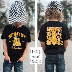 Simba Birthday Boy T-shirt, Lion King Birthday Party Shirt, Disney Simba Birthday Gift, Wild Birthday Tee, Custom Simba Birthday Sweatshirt