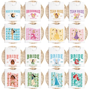 Disney Bachelorette Shirt, Princess Bride T-Shirt, Bridal Party Disneyland Tee, Disney Bride Team Shirt, Bachelor Wedding Party Disneyworld