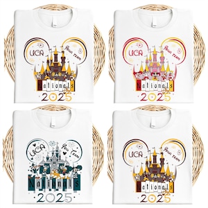 Custom Disney UCA All Star Nationals 2025 Shirt, Mickey & Friends WDW Cheerleading and Dance Championships T-shirt, Cheerleader Tee