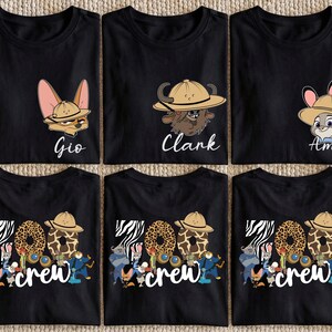 Zootopia 2 Shirt, Custom Disney Zoo Crew Sweatshirt, Animal Kingdom Tee, Wild About Sweater, WDW Safari Trip Tees, Judy Hopps and Nick Wilde