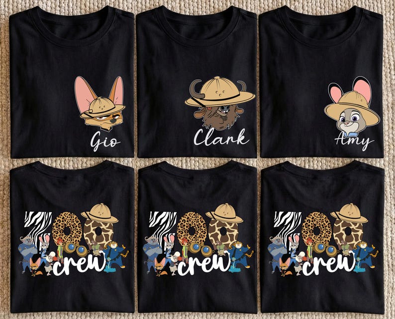 Zootopia 2 Shirt, Custom Disney Zoo Crew Sweatshirt, Animal Kingdom Tee, Wild About Sweater, WDW Safari Trip Tees, Judy Hopps and Nick Wilde