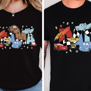 Cars Mom Dad T-shirt, Disney Family Tee, Lightning McQueen Matching Sweatshirt, Pixar Cars Mama Dada Gift, Disneyland Family Trip Tees
