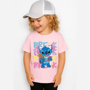 Disney Stitch Back to School Shirt, First Day Of School Gift, Pre K Stitch and Lilo Girls Tee, First Grade Boys T-shirts
