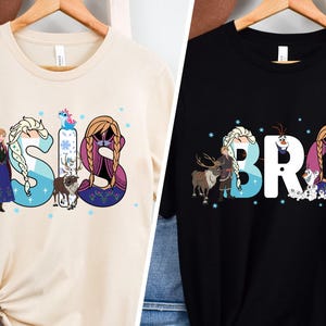 Disney Frozen Birthday T-shirt, Princess Elsa and Anna Birthday Girl Tee, Olaf Birthday Family Sweatshirt, Magical Bday Party Tees